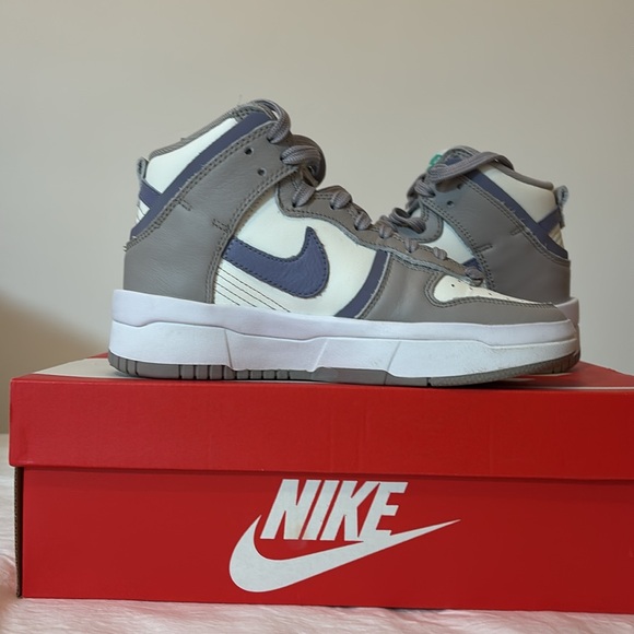 Nike Dunk High Up Iron Purple – Lightly Worn– Size 5 Women’s - Picture 13 of 14